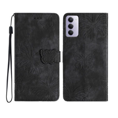 Skin-feel Embossed Butterfly Leather Phone Case, For Redmi K90 Pro Max / Poco F8 Ultra, For Redmi K90 / Poco F8 Pro, For Redmi 15C 5G / 4G EU 173mm, For Redmi 15 5G / 4G EU 171mm, For Redmi 15C 5G / 4G Global 171mm