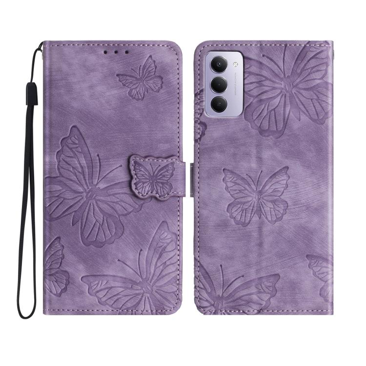 Skin-feel Embossed Butterfly Leather Phone Case, For Redmi K90 Pro Max / Poco F8 Ultra, For Redmi K90 / Poco F8 Pro, For Redmi 15C 5G / 4G EU 173mm, For Redmi 15 5G / 4G EU 171mm, For Redmi 15C 5G / 4G Global 171mm