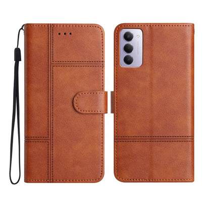Cowhide Texture Stitching Leather Phone Case, For Redmi K90 Pro Max / Poco F8 Ultra, For Redmi K90 / Poco F8 Pro, For Redmi 15C 5G / 4G EU 173mm, For Redmi 15 5G / 4G EU 171mm, For Redmi 15C 5G / 4G Global 171mm