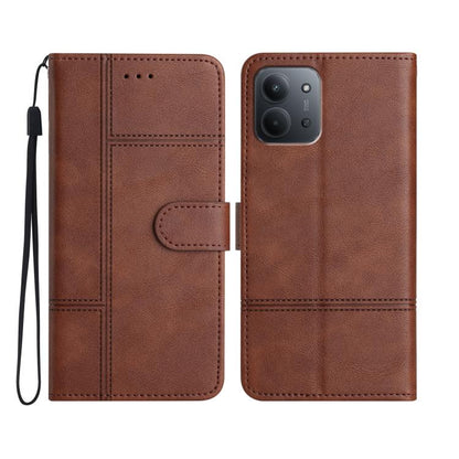 Cowhide Texture Stitching Leather Phone Case, For Redmi K90 Pro Max / Poco F8 Ultra, For Redmi K90 / Poco F8 Pro, For Redmi 15C 5G / 4G EU 173mm, For Redmi 15 5G / 4G EU 171mm, For Redmi 15C 5G / 4G Global 171mm
