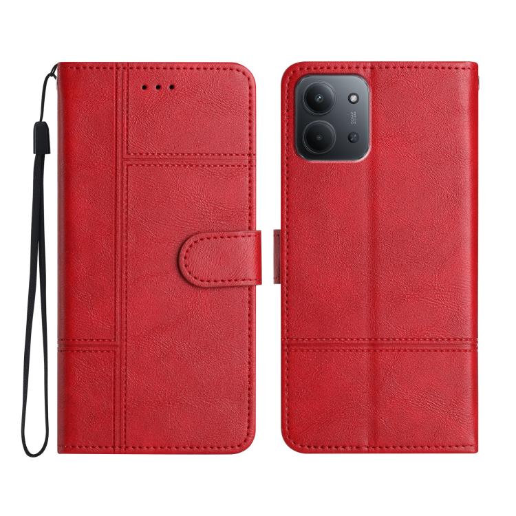Cowhide Texture Stitching Leather Phone Case, For Redmi K90 Pro Max / Poco F8 Ultra, For Redmi K90 / Poco F8 Pro, For Redmi 15C 5G / 4G EU 173mm, For Redmi 15 5G / 4G EU 171mm, For Redmi 15C 5G / 4G Global 171mm