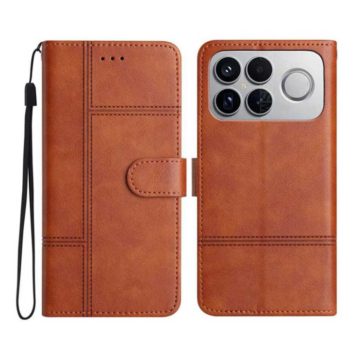 Cowhide Texture Stitching Leather Phone Case, For Redmi K90 Pro Max / Poco F8 Ultra, For Redmi K90 / Poco F8 Pro, For Redmi 15C 5G / 4G EU 173mm, For Redmi 15 5G / 4G EU 171mm, For Redmi 15C 5G / 4G Global 171mm