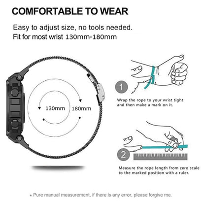 Fine Mesh Buckle Stainless Steel Watch Band, For Amazfit T-Rex Pro