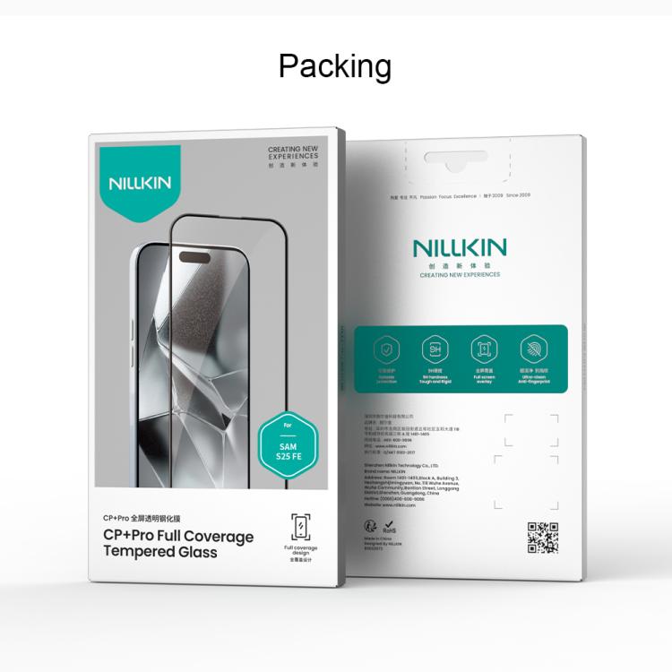 NILLKIN CP+Pro 9H Explosion-proof Tempered Glass Film, For Samsung Galaxy S25 FE 5G