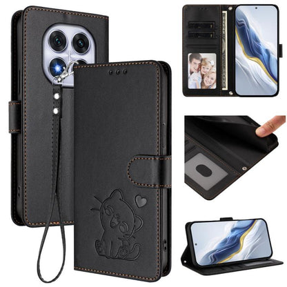 Embossed Heart Cat Leather Phone Case with Hand Strap, For Redmi Note 14 5G India / Xiaomi M7 Pro 5G, For Redmi Note 14 Pro 4G Global, For Redmi Note 14 4G 163.25mm, For Redmi A4 5G / A3 Pro / 14C 4G / 14R, For Redmi K70 Ultra 5G                       ...