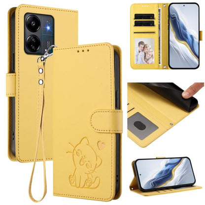 Embossed Heart Cat Leather Phone Case with Hand Strap, For Redmi Note 14 5G India / Xiaomi M7 Pro 5G, For Redmi Note 14 Pro 4G Global, For Redmi Note 14 4G 163.25mm, For Redmi A4 5G / A3 Pro / 14C 4G / 14R, For Redmi K70 Ultra 5G                       ...