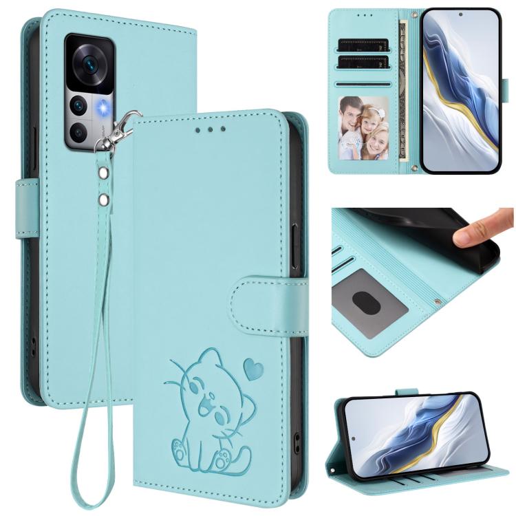 Embossed Heart Cat Leather Phone Case with Hand Strap, For Redmi Note 12 4G Global, For Redmi A1 4G / A2 4G, For Redmi 11A / Xiaomi Poco C55, For Redmi Note 12 Pro+ 5G India, For Redmi Note 12 Pro Speed / Note 12 Pro 5G                                 ...