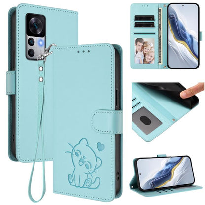 Embossed Heart Cat Leather Phone Case with Hand Strap, For Redmi Note 12 4G Global, For Redmi A1 4G / A2 4G, For Redmi 11A / Xiaomi Poco C55, For Redmi Note 12 Pro+ 5G India, For Redmi Note 12 Pro Speed / Note 12 Pro 5G                                 ...