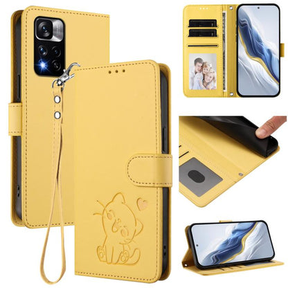 Embossed Heart Cat Leather Phone Case with Hand Strap, For Redmi Note 12 4G Global, For Redmi A1 4G / A2 4G, For Redmi 11A / Xiaomi Poco C55, For Redmi Note 12 Pro+ 5G India, For Redmi Note 12 Pro Speed / Note 12 Pro 5G                                 ...