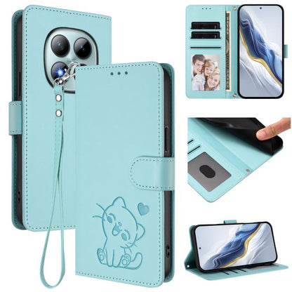 Étui de téléphone en cuir avec cœur gaufré et dragonne, Pour Redmi A5 4G 171.7mm / Xiaomi Poco C71, Pour Redmi K90 Max 5G, Pour Redmi A7 Pro 4G / 5G 171mm / Poco C85x 5G, Pour Redmi 15a 5G, Pour Redmi Turbo 5 Max 5G / Poco X8 Pro Max 5G
