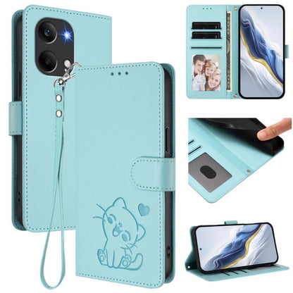 Étui de téléphone en cuir avec cœur gaufré et dragonne, Pour Redmi A5 4G 171.7mm / Xiaomi Poco C71, Pour Redmi K90 Max 5G, Pour Redmi A7 Pro 4G / 5G 171mm / Poco C85x 5G, Pour Redmi 15a 5G, Pour Redmi Turbo 5 Max 5G / Poco X8 Pro Max 5G