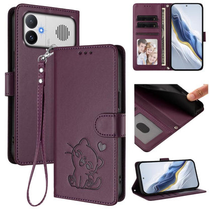 Étui de téléphone en cuir avec cœur gaufré et dragonne, Pour Redmi A5 4G 171.7mm / Xiaomi Poco C71, Pour Redmi K90 Max 5G, Pour Redmi A7 Pro 4G / 5G 171mm / Poco C85x 5G, Pour Redmi 15a 5G, Pour Redmi Turbo 5 Max 5G / Poco X8 Pro Max 5G