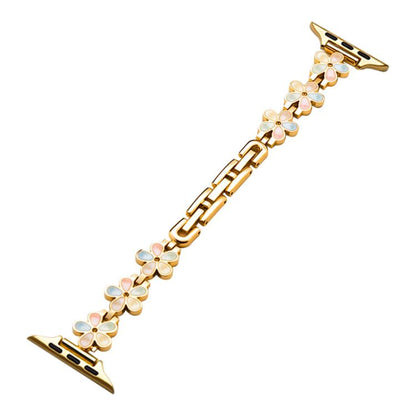 xDfind Sun Petal Metal Watch Band, For Apple Watch 42 / 44 / 45 / 46 / 49mm, For Apple Watch 38 / 40 / 41 / S10 42mm