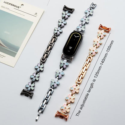 xDfind Sun Petal Metal Watch Band, For Xiaomi Smart Band 11 / 10 / 9 / 8, For Xiaomi Band 10 Pro / 9 Pro / 8 Pro, For Redmi Watch 6 / 5 / 4