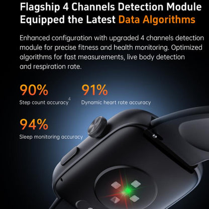 GTS8 1.95 inch AMOLED Screen Fitness Tracker Smart Watch Support Heart Rate Monitoring