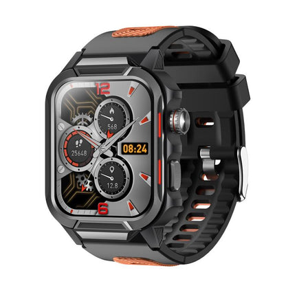 GTS9 Montre Connectée Robuste d'Extérieur Étanche 3ATM avec Écran TFT de 1,96 Pouces
