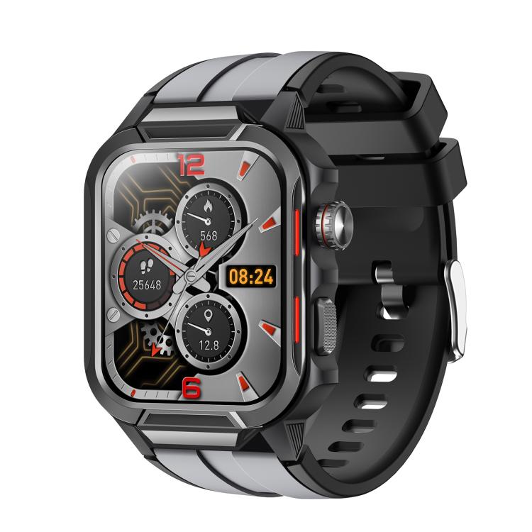 GTS9 Montre Connectée Robuste d'Extérieur Étanche 3ATM avec Écran TFT de 1,96 Pouces