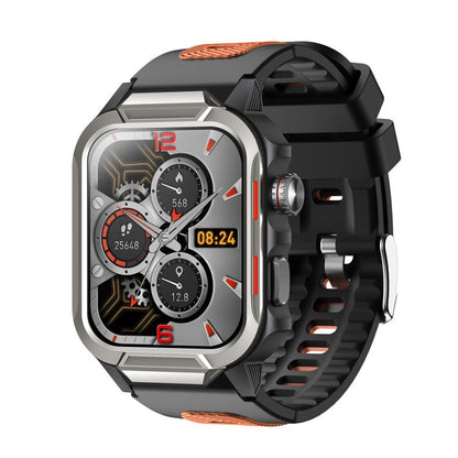 GTS9 Montre Connectée Robuste d'Extérieur Étanche 3ATM avec Écran TFT de 1,96 Pouces