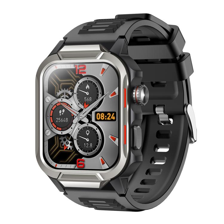 GTS9 Montre Connectée Robuste d'Extérieur Étanche 3ATM avec Écran TFT de 1,96 Pouces