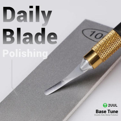 2UUL FM01 400 / 1000-Grit Base Tune Double Sides Metal Polisher, 2UUL FM01