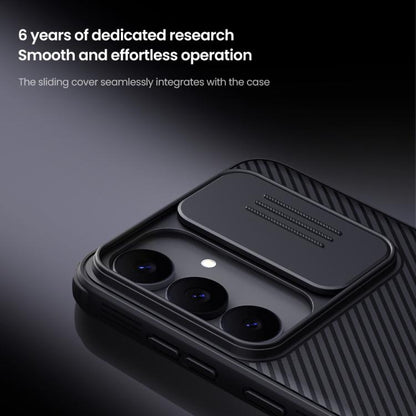NILLKIN Black Mirror Pro Series Camshield PC Phone Case, For Samsung Galaxy S25 FE 5G