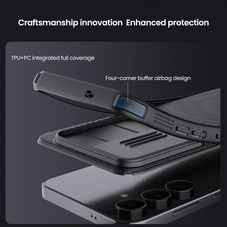 NILLKIN Black Mirror Pro Series Camshield PC Phone Case, For Samsung Galaxy S25 FE 5G