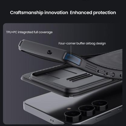 NILLKIN Black Mirror Pro Series Camshield PC Phone Case, For Samsung Galaxy S25 FE 5G