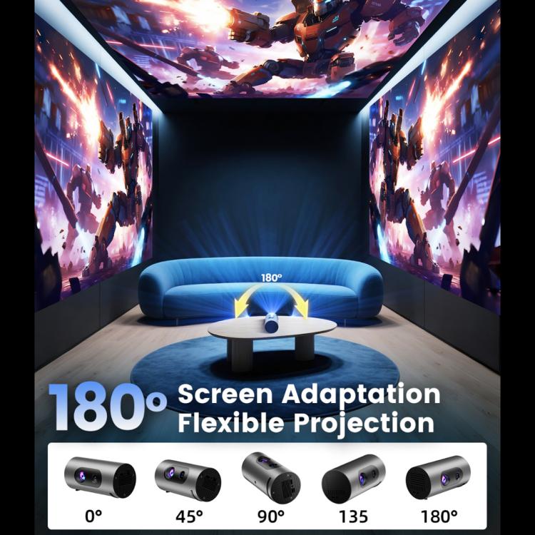 Q8 1080P 180ANSI LCD Display Smart Projector, 1GB+8GB Electric Focus, 1GB+8GB Auto Focus, 2GB+32GB Electric Focus, 2GB+32GB Auto Focus