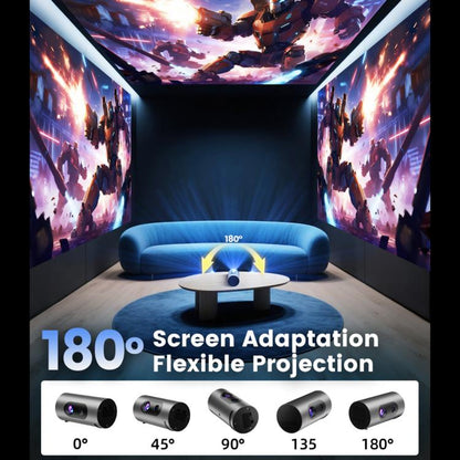 Q8 1080P 180ANSI LCD Display Smart Projector, 1GB+8GB Electric Focus, 1GB+8GB Auto Focus, 2GB+32GB Electric Focus, 2GB+32GB Auto Focus