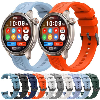 xDfind Black Buckle Silicone Watch Band, For Amazfit Balance