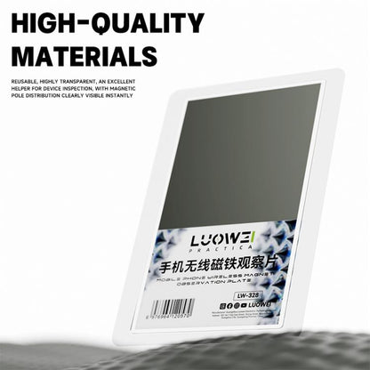 Luowei LW-328 Mobile Phone Wireless Charging Magnet Observation Card, Luowei LW-328