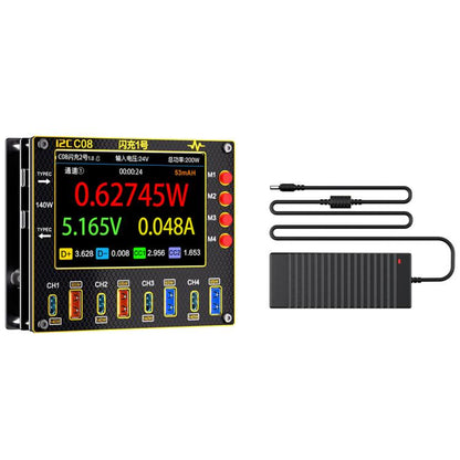 i2C C08 Flash Charger No.1 Digital Waveform Ammeter with Charge Detection / Voltage Measurement, Standard edition, Power Edition, All in 1 Set