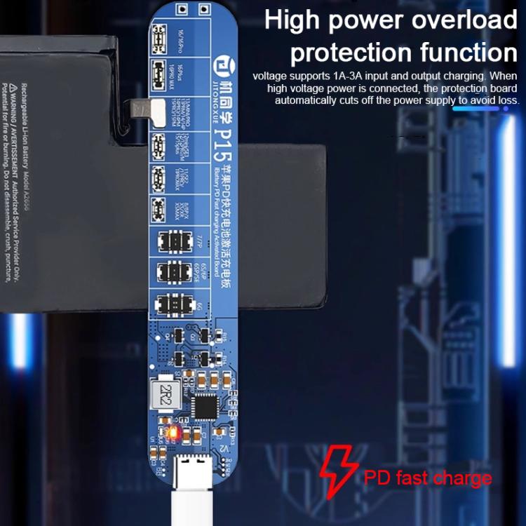 JTX P15 Disassembly-Free Battery Charging Activation Board with PD Charging for iPhone 6-16 Pro Max, JTX P15