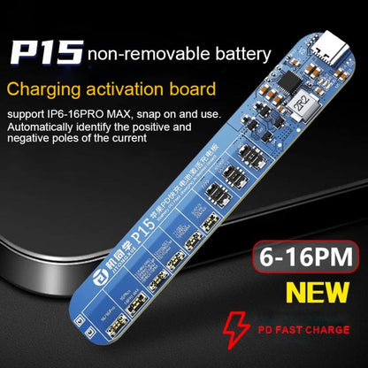 JTX P15 Disassembly-Free Battery Charging Activation Board with PD Charging for iPhone 6-16 Pro Max, JTX P15