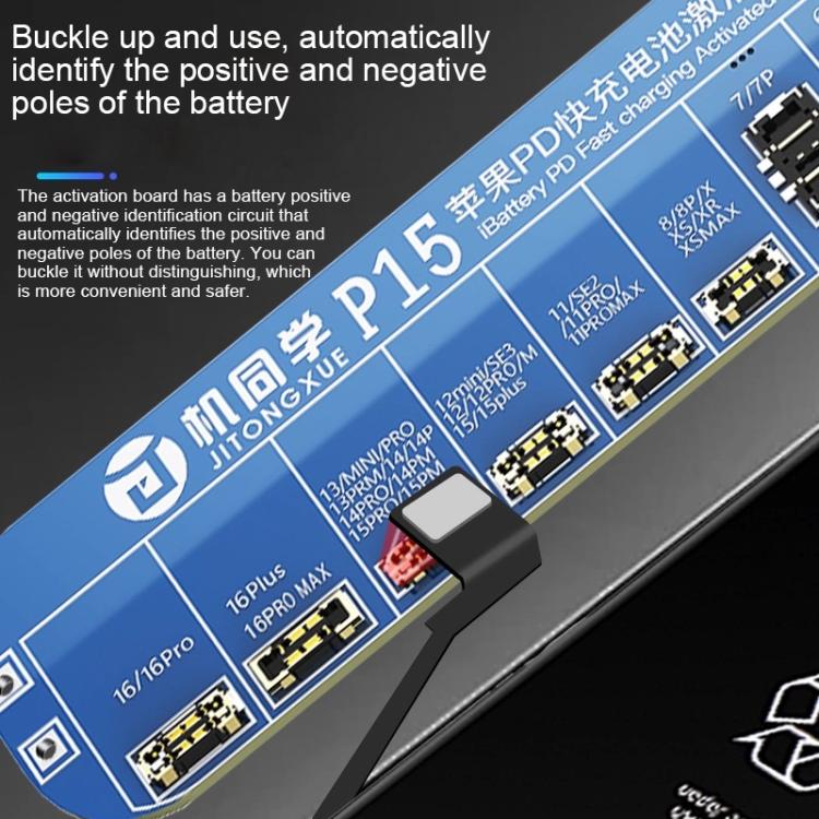 JTX P15 Disassembly-Free Battery Charging Activation Board with PD Charging for iPhone 6-16 Pro Max, JTX P15