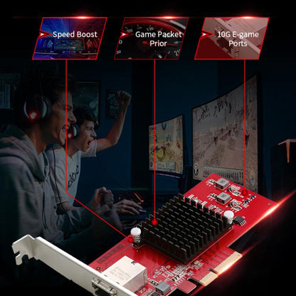 COMFAST CF-P100 10G PCI-E Network Card, CF-P100