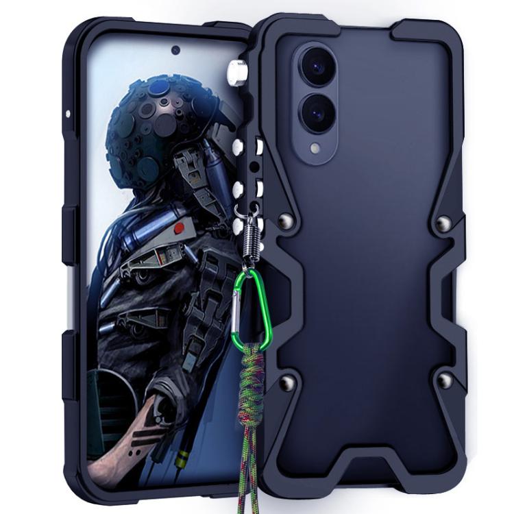 Trigger Design Hollow Metal Frame Phone Case with Lanyard