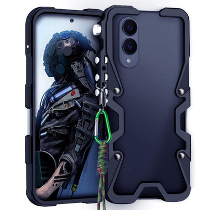Trigger Design Hollow Metal Frame Phone Case with Lanyard