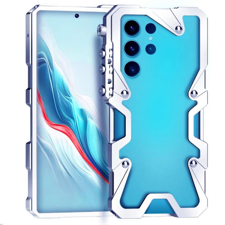 Trigger Design Hollow Metal Frame Phone Case with Lanyard