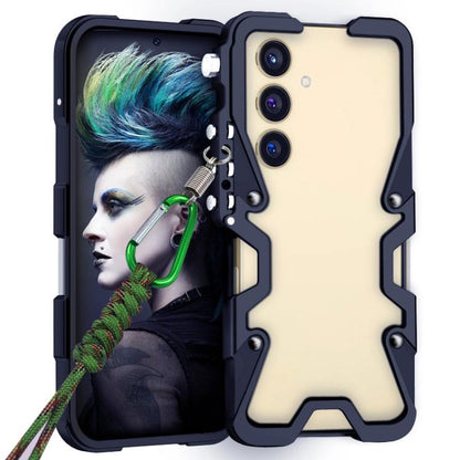 Trigger Design Hollow Metal Frame Phone Case with Lanyard