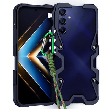 Trigger Design Hollow Metal Frame Phone Case with Lanyard