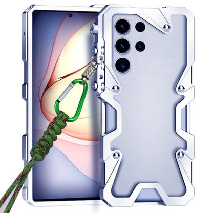 Trigger Design Hollow Metal Frame Phone Case with Lanyard