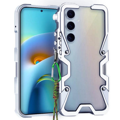 Trigger Design Hollow Metal Frame Phone Case with Lanyard