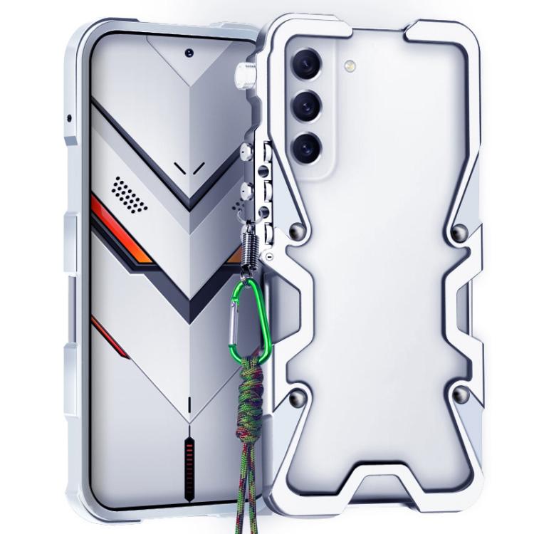 Trigger Design Hollow Metal Frame Phone Case with Lanyard