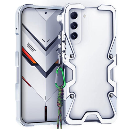 Trigger Design Hollow Metal Frame Phone Case with Lanyard