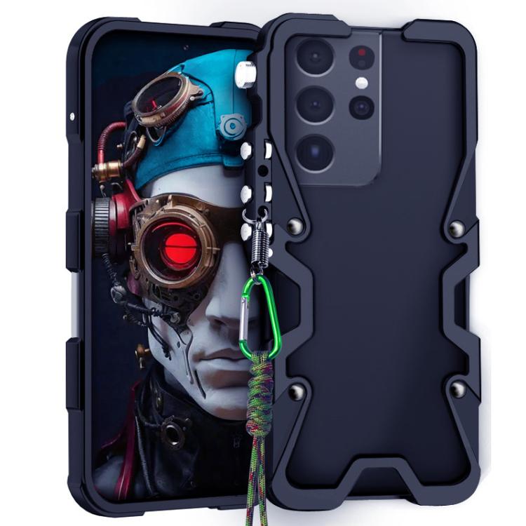 Trigger Design Hollow Metal Frame Phone Case with Lanyard