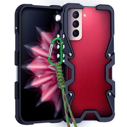 Trigger Design Hollow Metal Frame Phone Case with Lanyard