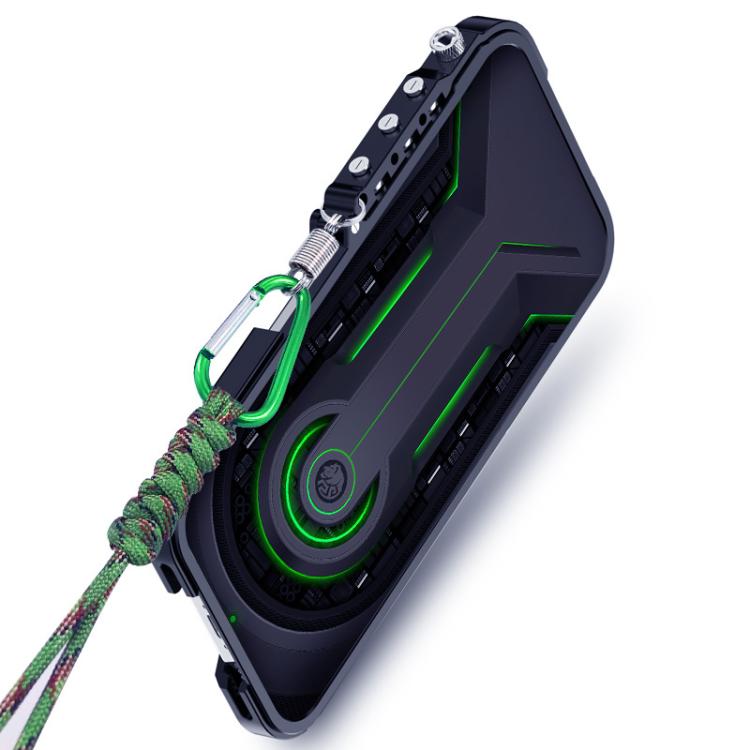 Trigger Design Hollow Metal Frame Phone Case with Lanyard