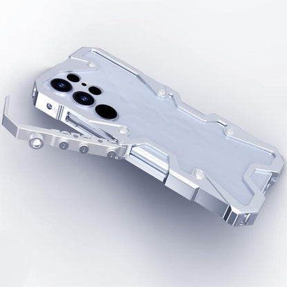 Trigger Design Hollow Metal Frame Phone Case with Lanyard