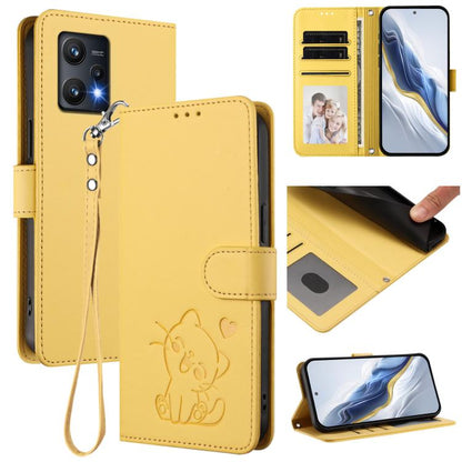 Embossed Heart Cat Leather Phone Case with Hand Strap, For Realme 10 Pro+ 5G, For Realme 10 4G Global, For Realme C30 4G / C30s / Narzo 50i, For Realme GT Neo 3T, For Realme 9 Pro+ 5G / Narzo 50 Pro 5G, For Realme GT Neo 3                              ...